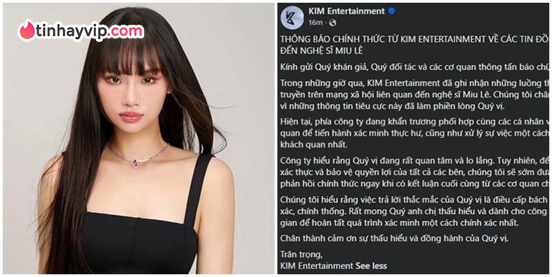 Miu Lê cùng lùm xùm dương tính ma túy khiến dân mạng sốc
