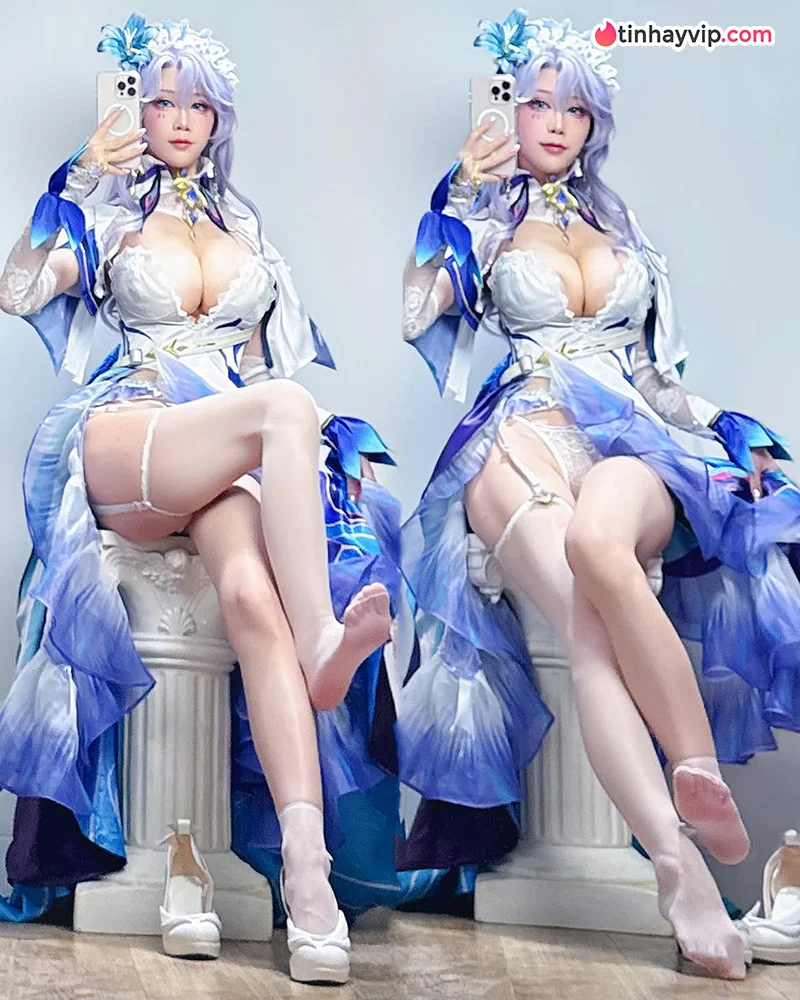 Shui Miao Aqua cosplay nhân vật trong Wuthering Waves