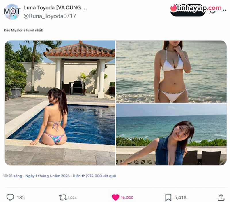 Toyoda Runa gây chú ý với ảnh bikini quyến rũ tại hậu trường