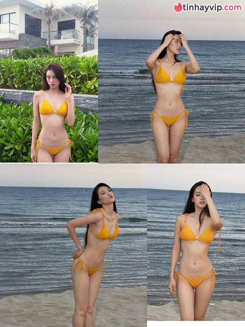 Hoa hậu Trần Tiểu Vy khoe trọn sắc vóc chuẩn tỷ lệ vàng trong loạt ảnh bikini rực rỡ
