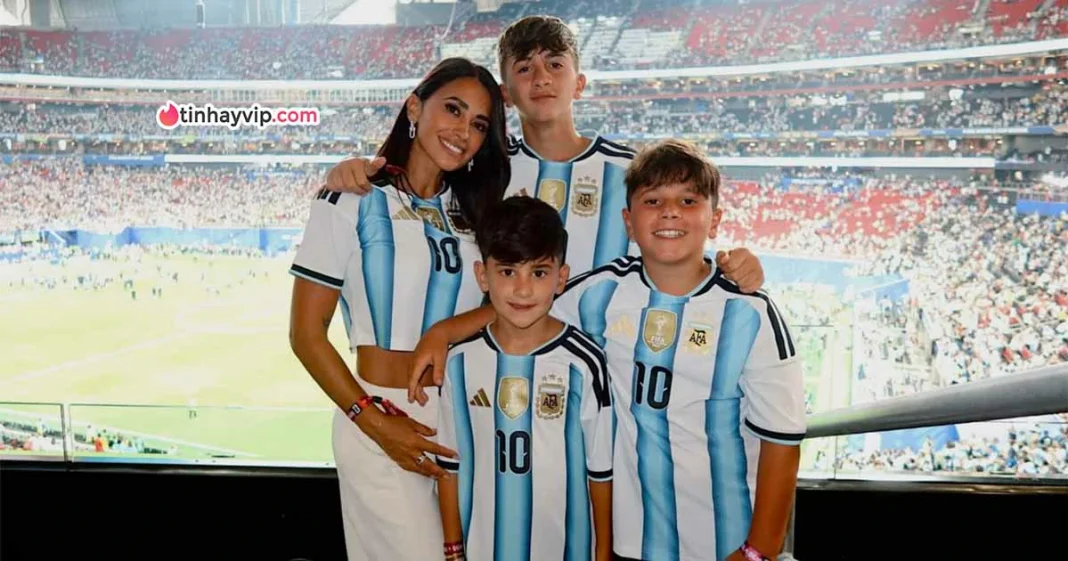 Antonela Roccuzzo bật khóc sau chiến thắng của Argentina