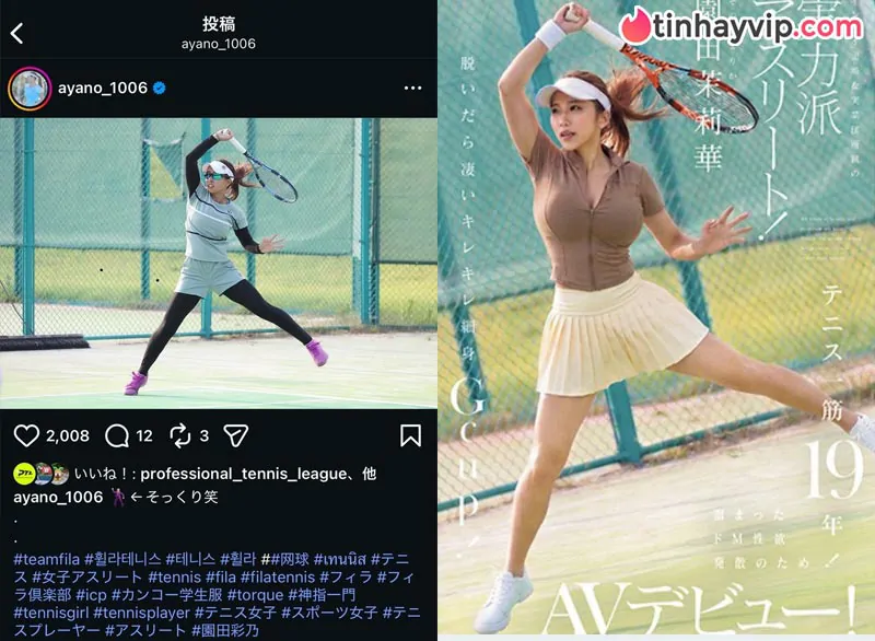 Bị lấy ảnh thi đấu làm bìa phim AV, nữ thần tennis Nhật Bản quyết nhờ pháp luật vào cuộc