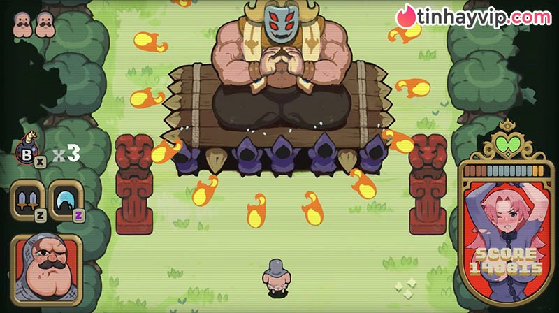ButtKnight: Khám phá game bắn súng giải cứu dàn mỹ nữ nóng bỏng trên Steam