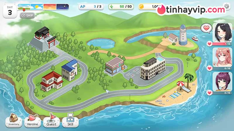 Inari: Game 18+ về hành trình hẹn hò tại thị trấn ven biển