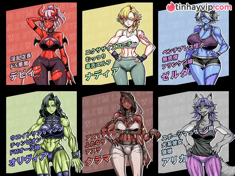 Lewd Gym: Thử thách nhịn xả cùng dàn huấn luyện viên nóng bỏng