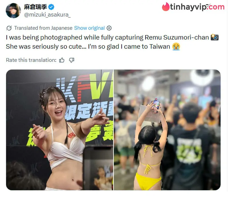 Mizuki Asakura đốn tim fan với khoảnh khắc đu idol siêu đáng yêu tại sự kiện TRE 2026