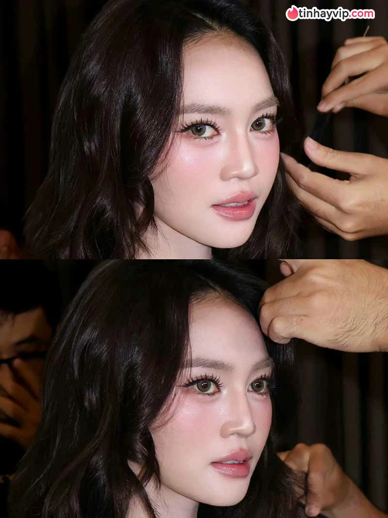 Ninh Dương Lan Ngọc xuất hiện với outfit đơn giản xinh xắn