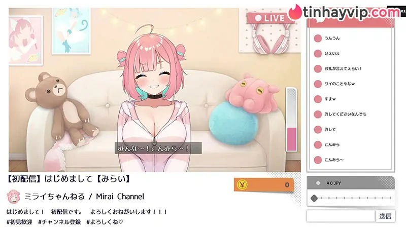 No-good Streamer Mirai-chan: Trải nghiệm tương tác cực hot cùng nữ streamer quyến rũ