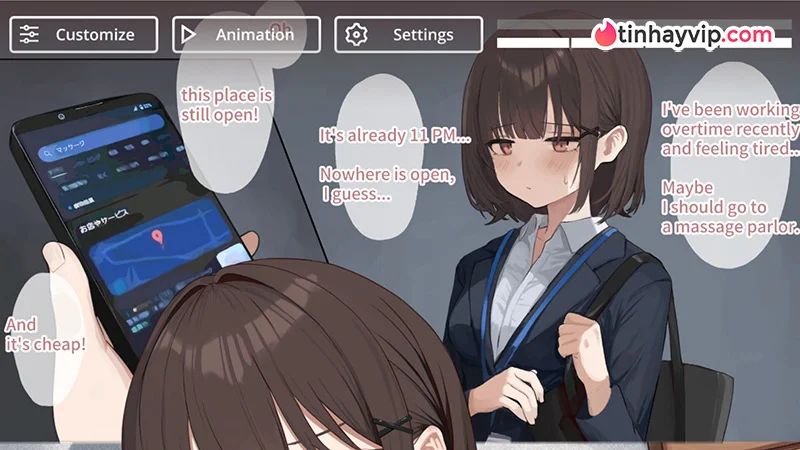 Đánh giá Sketchy Massage: Tựa game 18 anime mô phỏng tương tác Live2D cực cuốn
