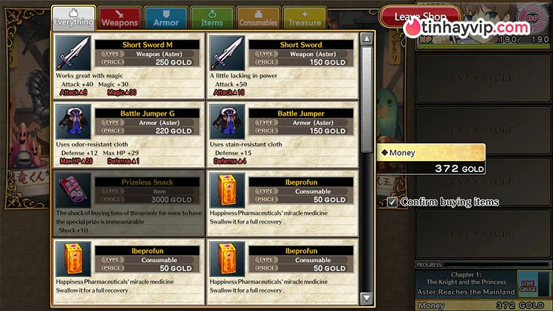 Evenicle - Game nhập vai 18 với cốt truyện hấp dẫn