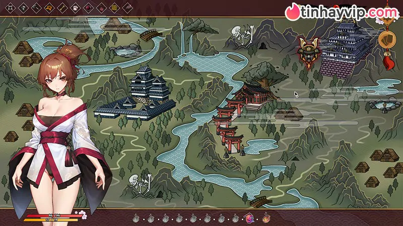Half-Demon Shinobi - Đắm mình trong cuộc chiến trừ tà cực đã mắt cùng em ninja nóng bỏng