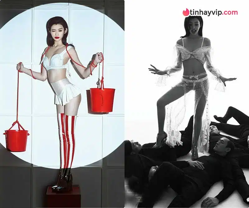 Hề Mộng Dao tái xuất bùng nổ tại Victoria's Secret