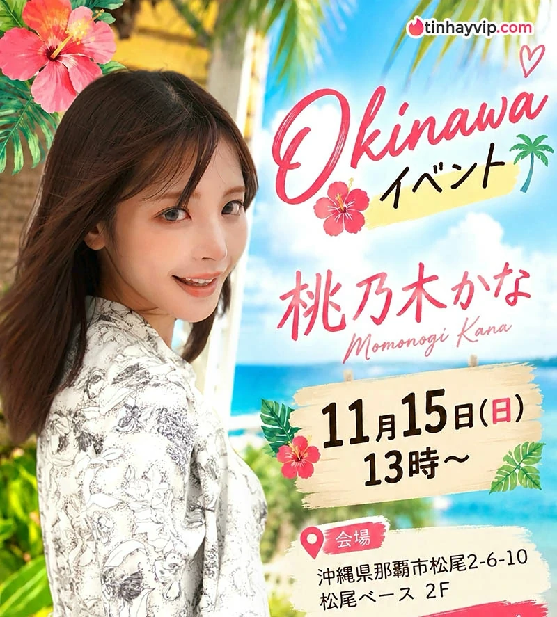 Kana Momonogi kỷ niệm 11 năm và hẹn gặp fan tại Okinawa
