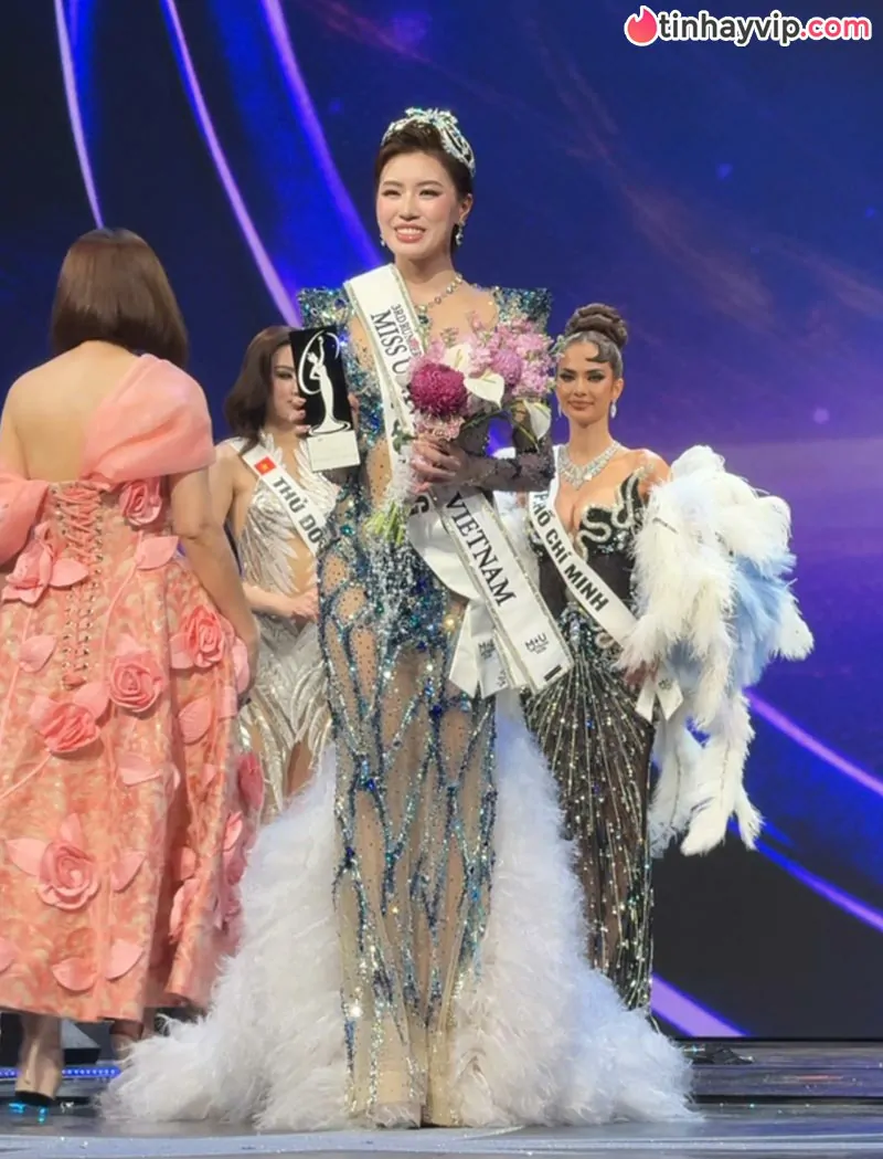 Rapper Pháo xuất sắc giành vị trí Á hậu 3 Miss Universe Vietnam 2026