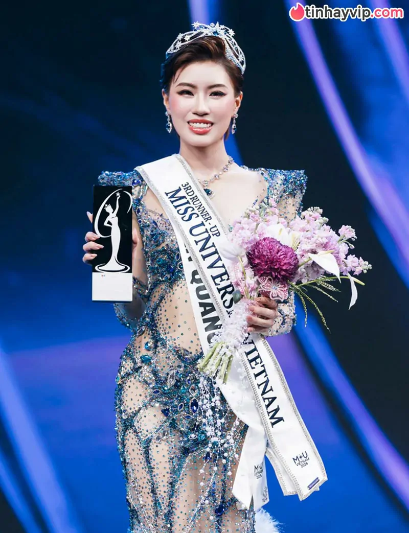 Rapper Pháo xuất sắc giành vị trí Á hậu 3 Miss Universe Vietnam 2026