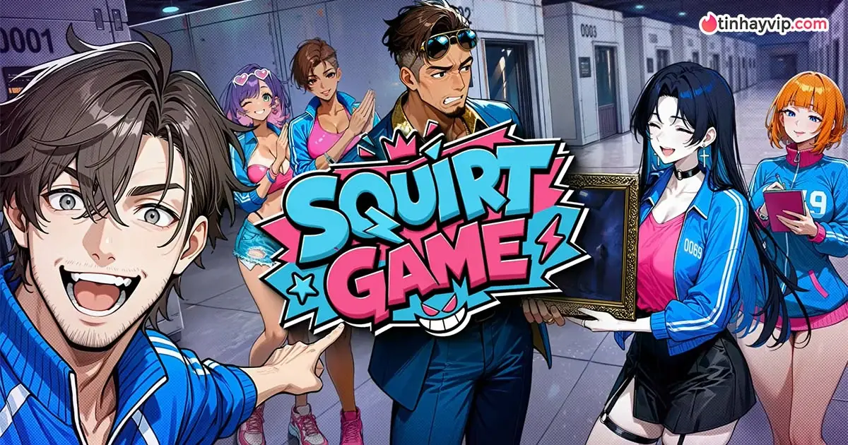 Squirt Game - Game 18+ 2D lấy bối cảnh show thực tế